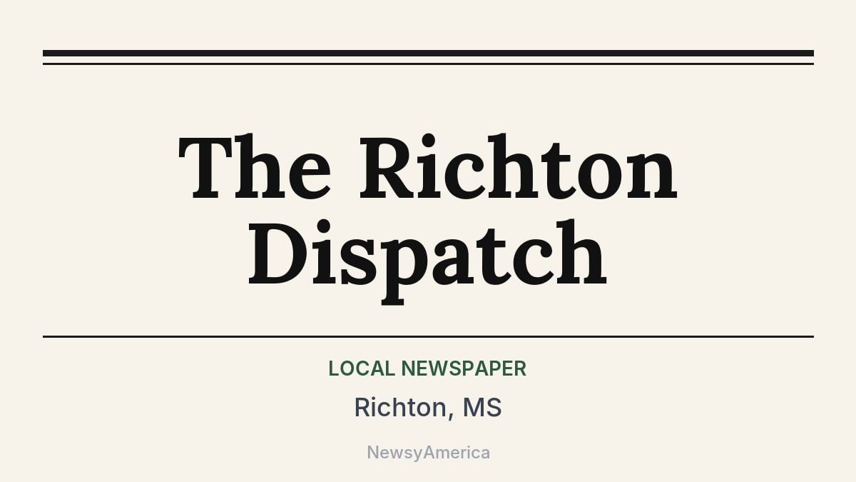 The Richton Dispatch – Richton, MS