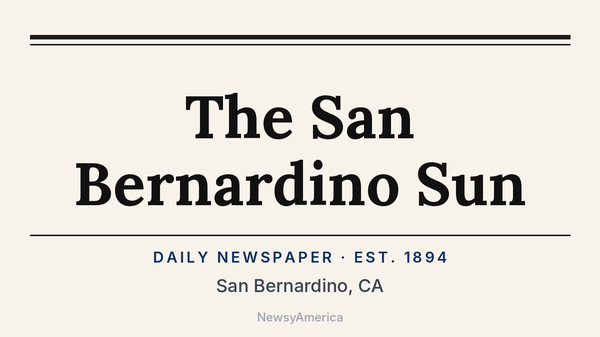 The San Bernardino Sun – California