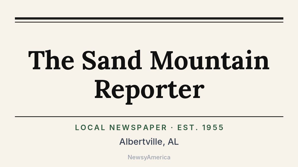 The Sand Mountain Reporter – Albertville, AL