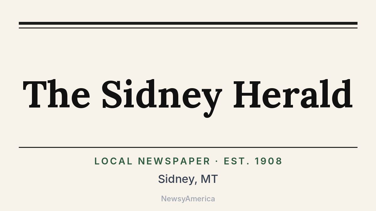 The Sidney Herald – Montana