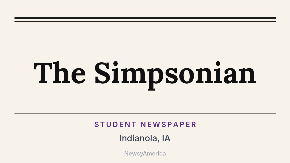 The Simpsonian – Indianola, IA