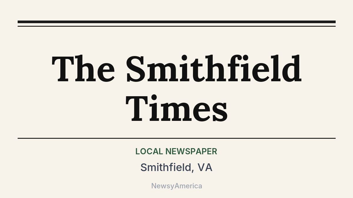 The Smithfield Times – Smithfield, VA