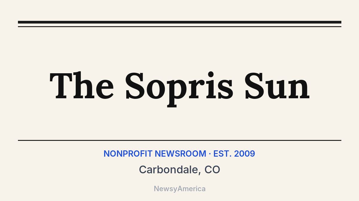 The Sopris Sun – Carbondale, CO