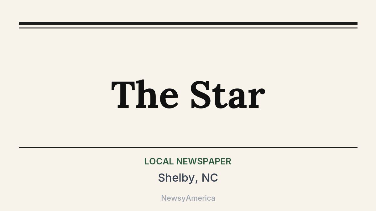 The Star – Shelby, NC