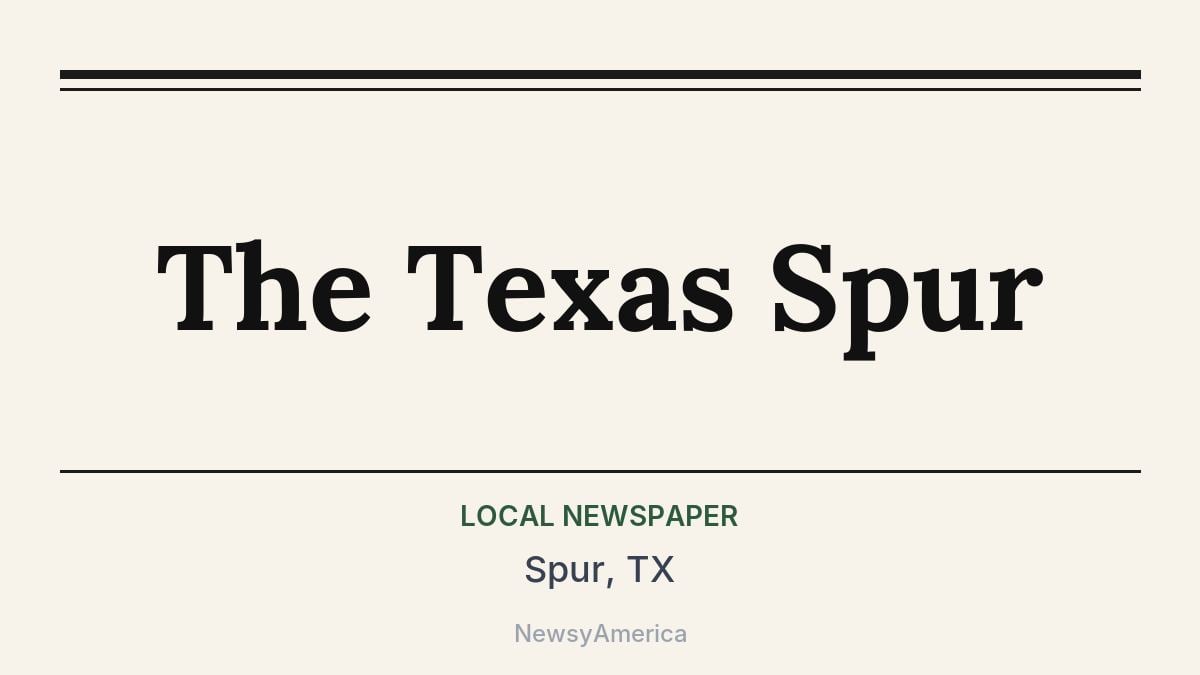 The Texas Spur – Spur, TX