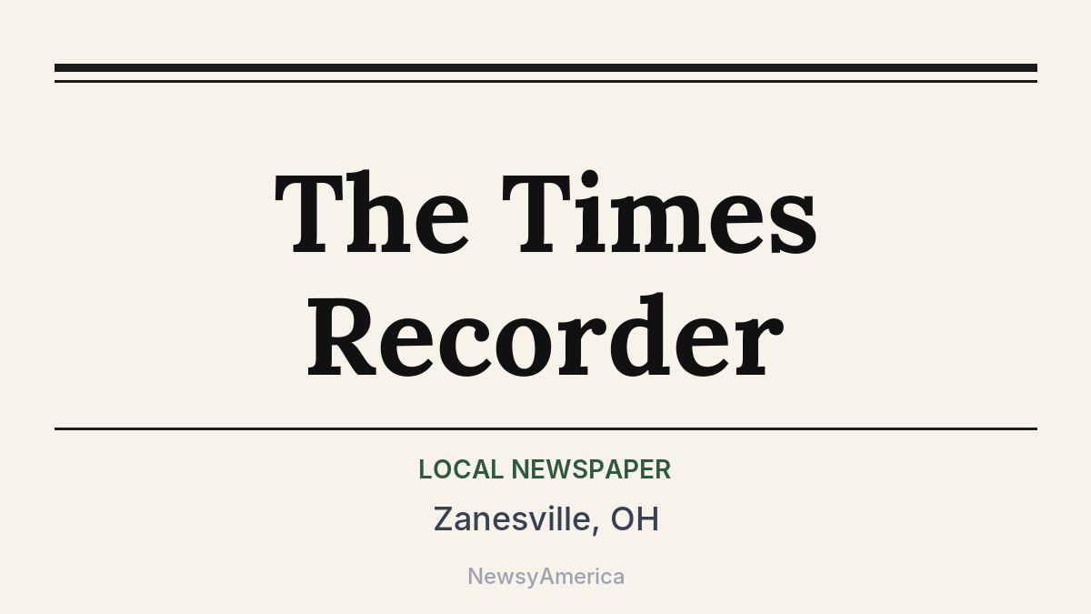 The Times Recorder – Zanesville, OH