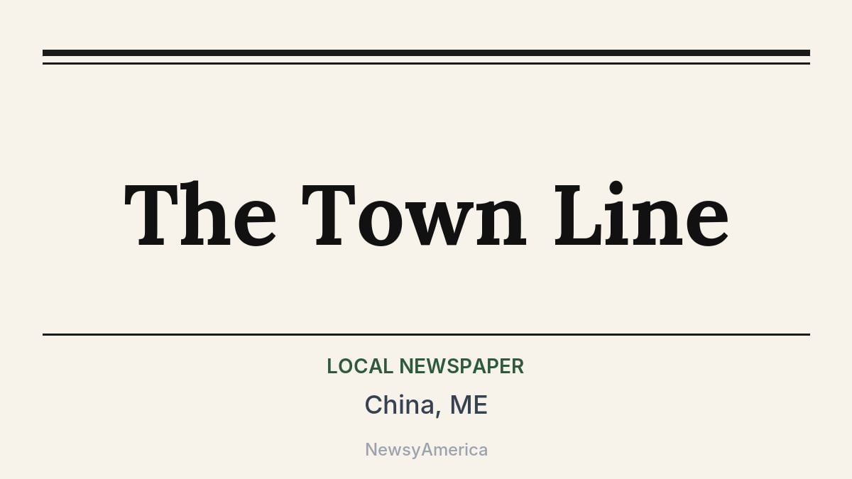 The Town Line – China, ME