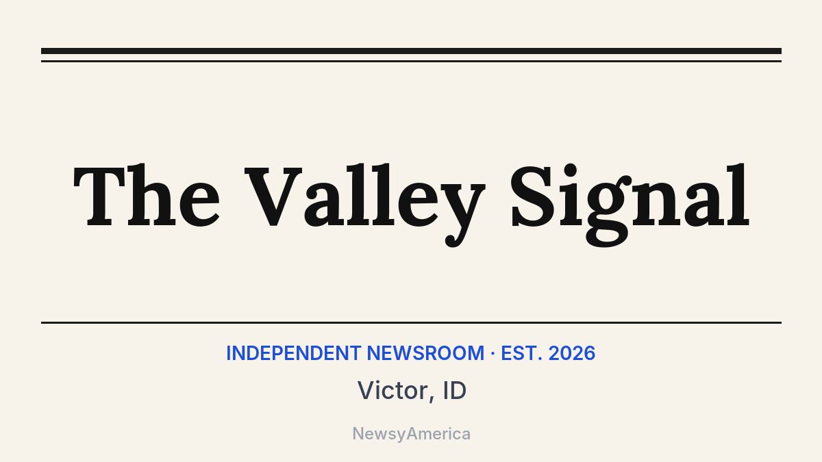 The Valley Signal – Victor, ID