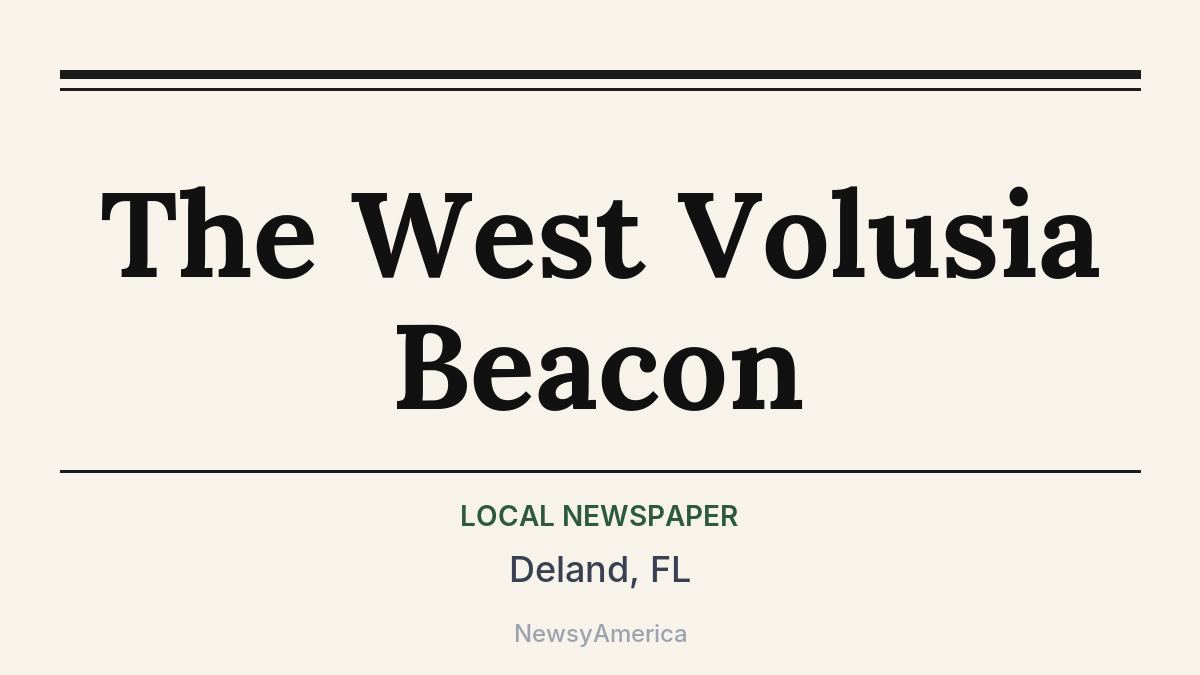 The West Volusia Beacon – Deland, FL