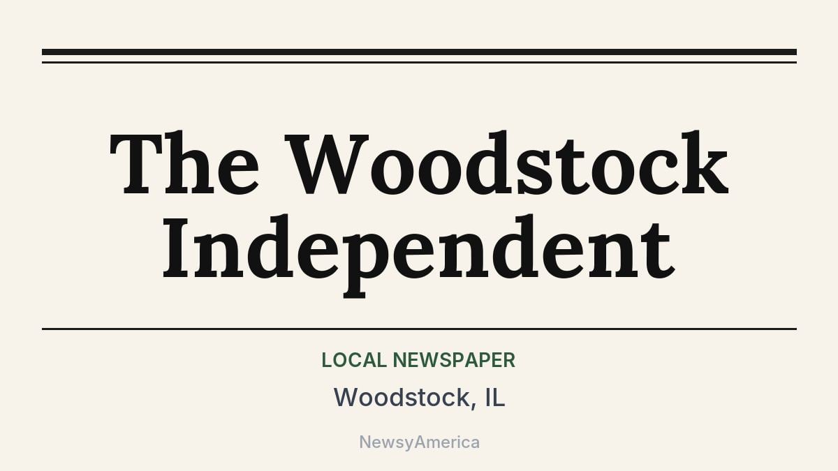 The Woodstock Independent – Woodstock, IL