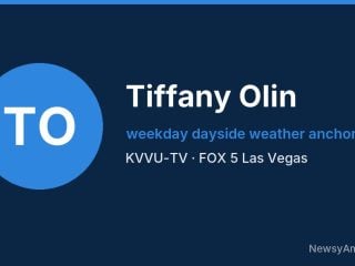 Tiffany Olin, weekday dayside weather anchor, KVVU-TV