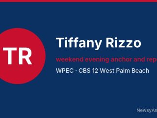 Tiffany Rizzo, weekend evening anchor and reporter, WPEC