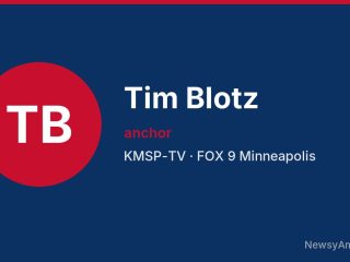 Tim Blotz, anchor, KMSP-TV