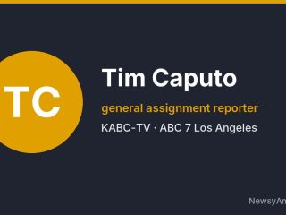 Tim Caputo, general assignment reporter, KABC-TV