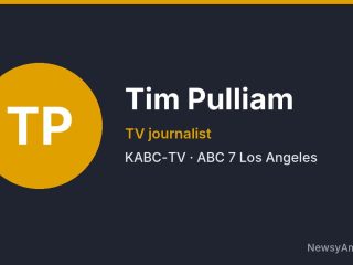 Tim Pulliam, TV journalist, KABC-TV