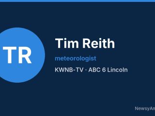 Tim Reith, meteorologist, KWNB-TV