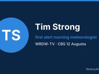 Tim Strong, first alert morning meteorologist, WRDW-TV