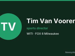 Tim Van Vooren, sports director, WITI