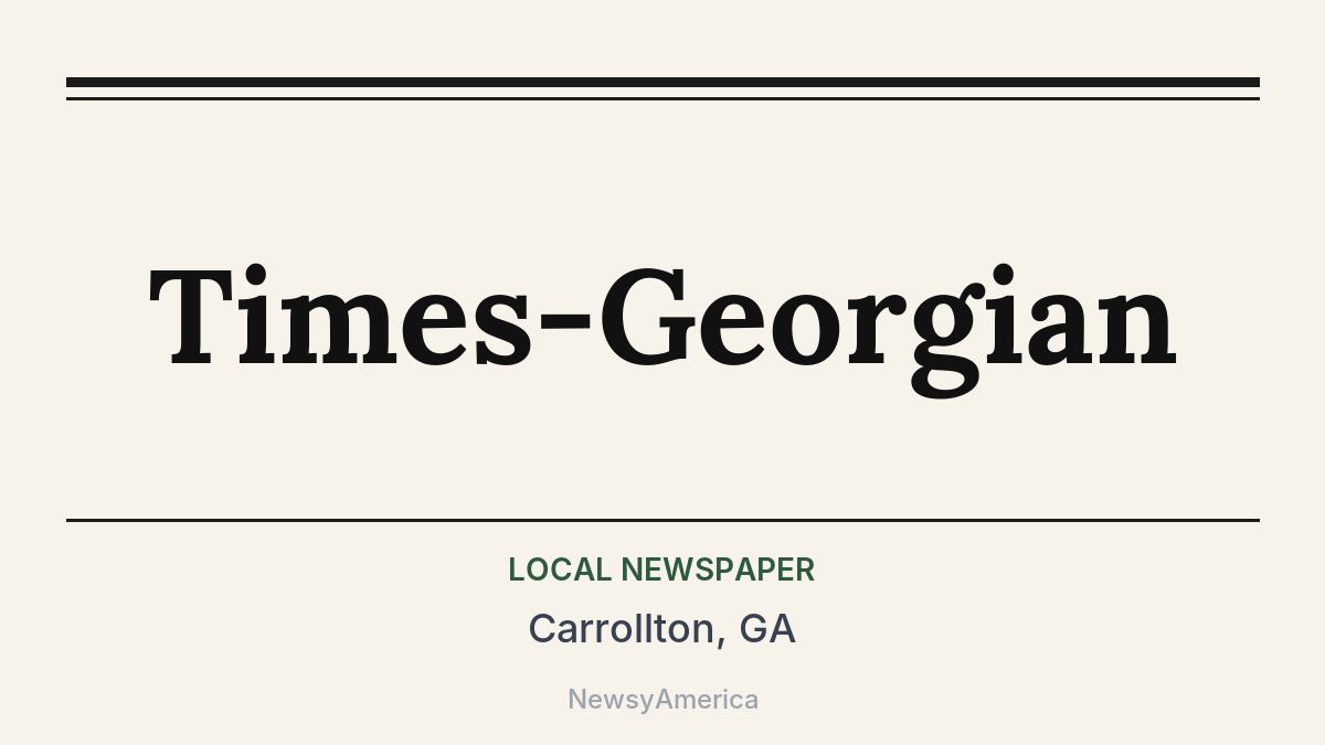 Times-Georgian – Carrollton, GA