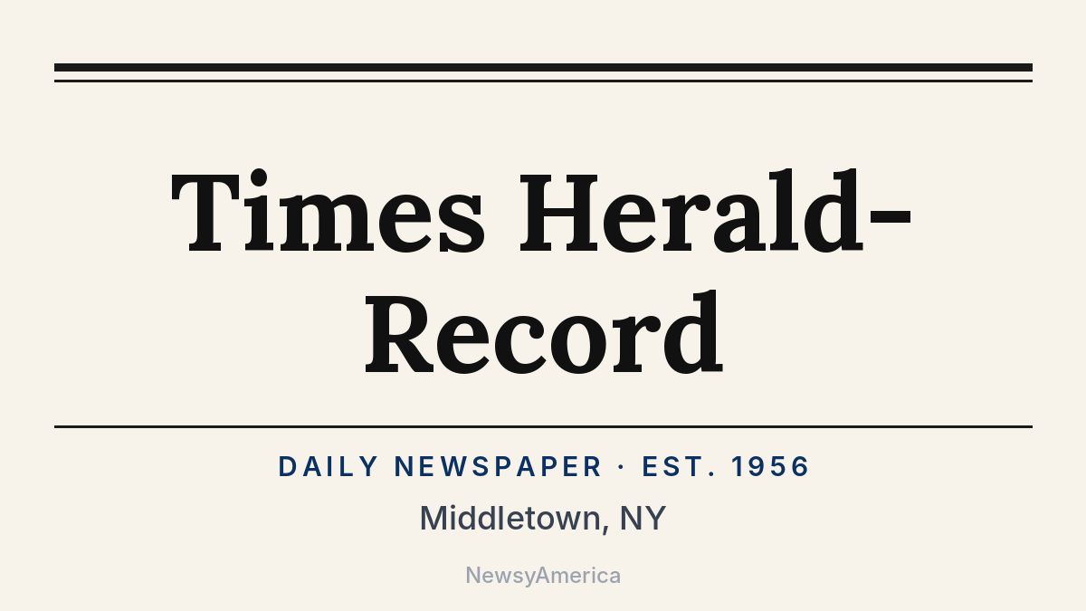 Times Herald-Record – Middletown, NY