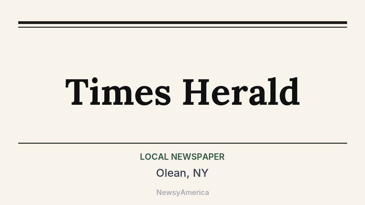 Times Herald – Olean, NY