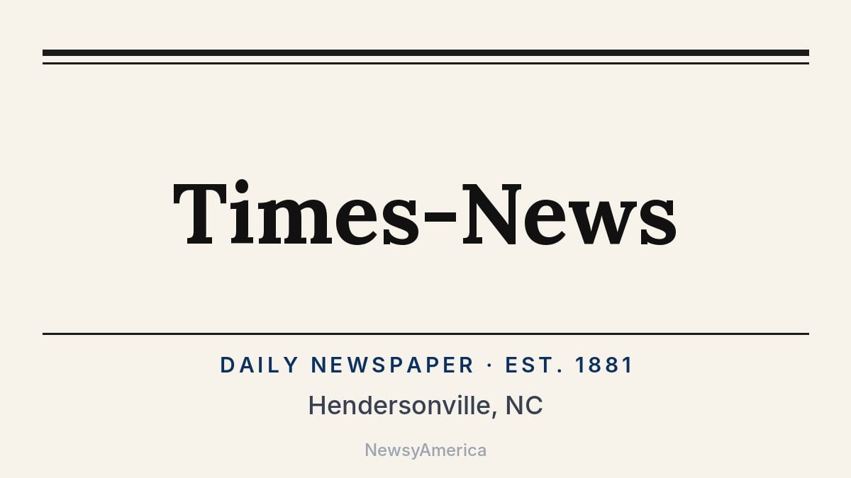 Times-News – Hendersonville, NC