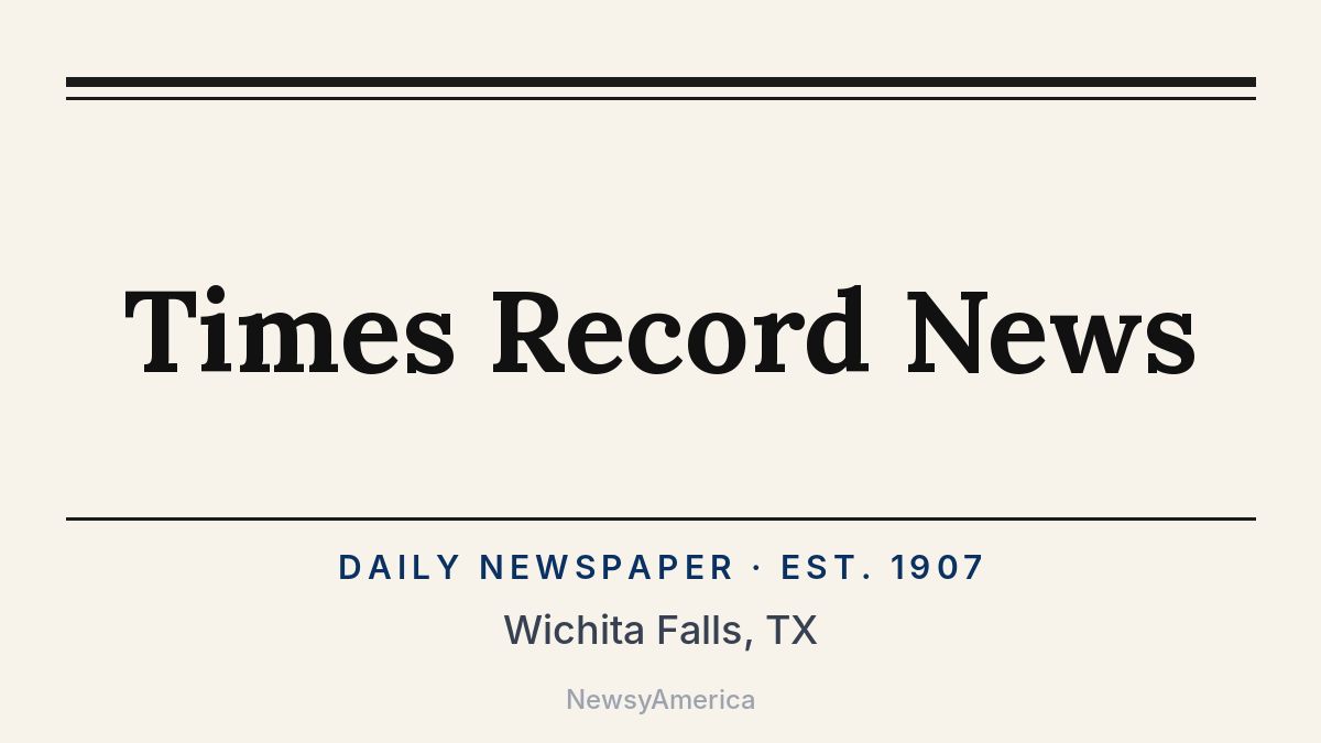 Times Record News – Wichita Falls, TX