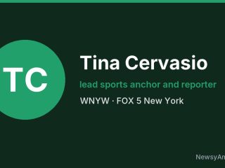 Tina Cervasio, lead sports anchor and reporter, WNYW
