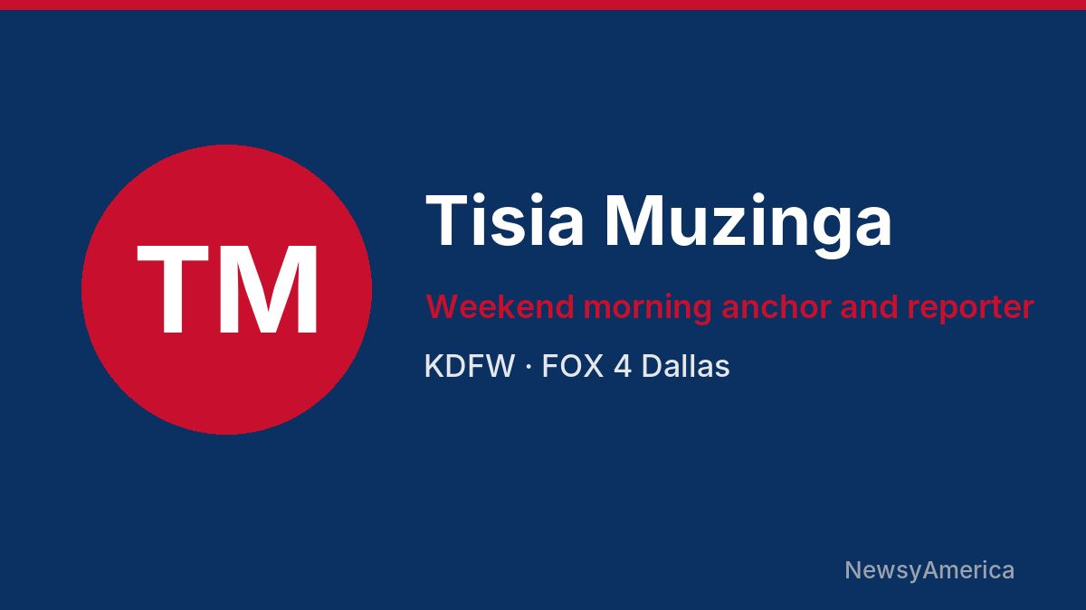 Tisia Muzinga – KDFW, Dallas