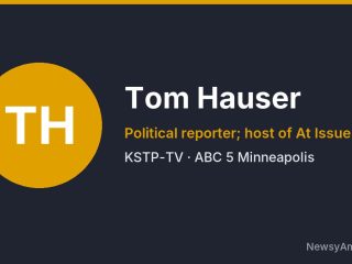 Tom Hauser, Political reporter; host of At Issue, KSTP-TV