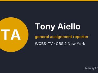 Tony Aiello, general assignment reporter, WCBS-TV