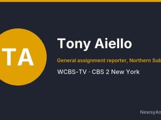 Tony Aiello, General assignment reporter, Northern Suburbs, WCBS-TV