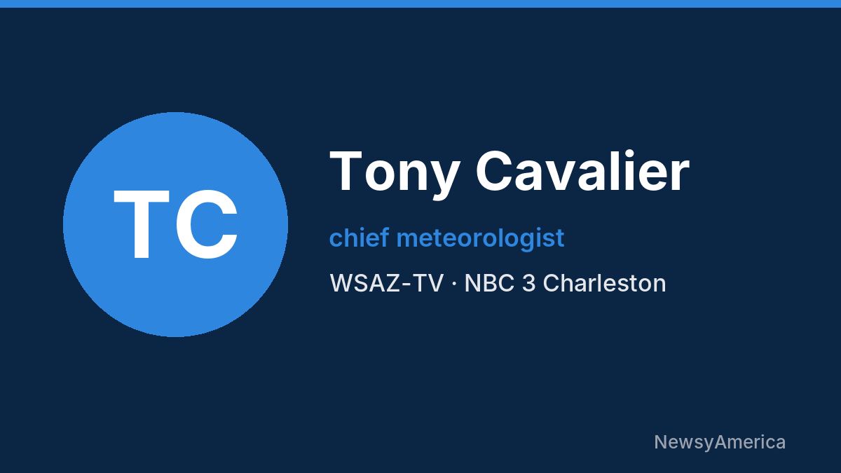 Tony Cavalier – WSAZ-TV, Charleston