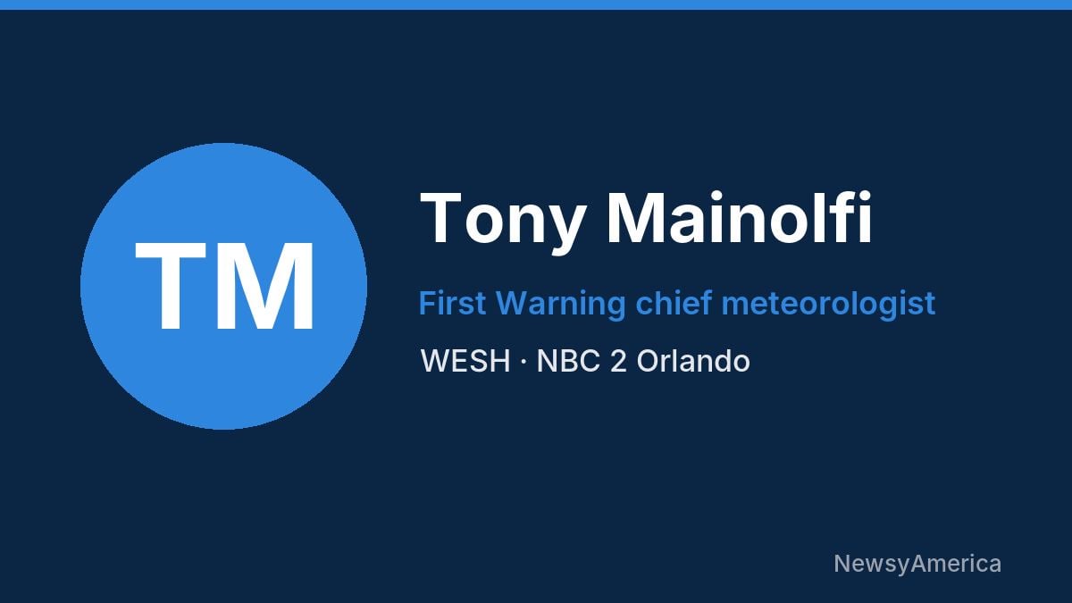 Tony Mainolfi – WESH, Orlando