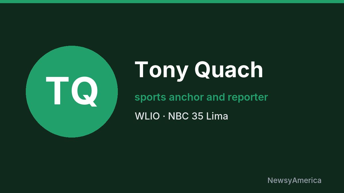 Tony Quach – WLIO, Lima