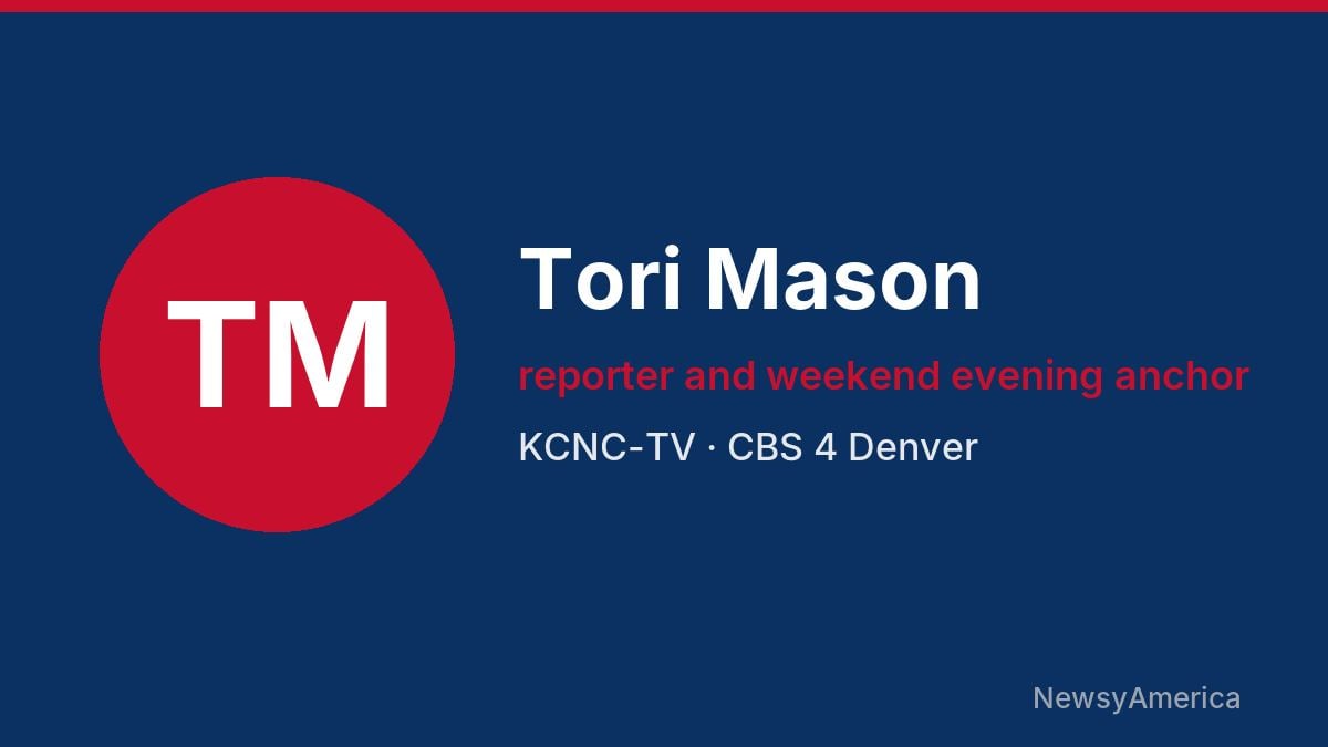 Tori Mason – KCNC-TV, Denver