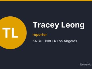 Tracey Leong, reporter, KNBC