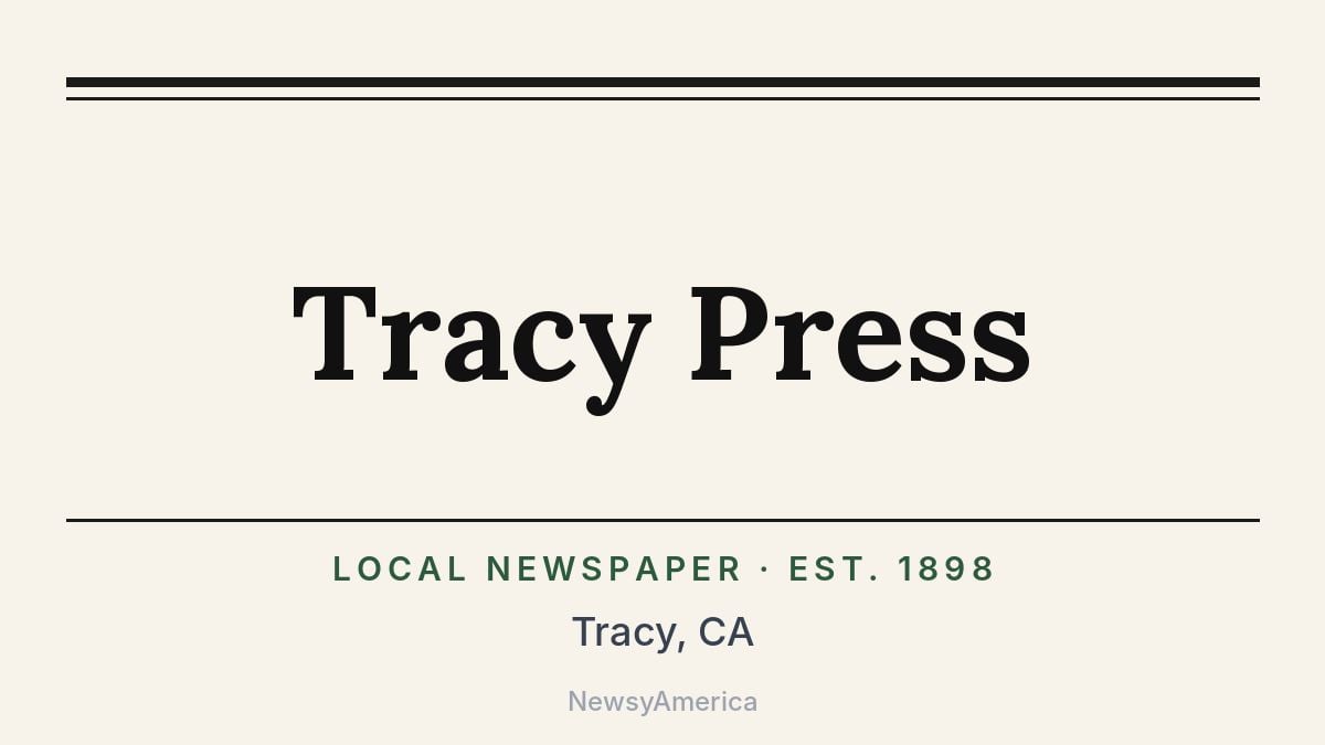 Tracy Press – California