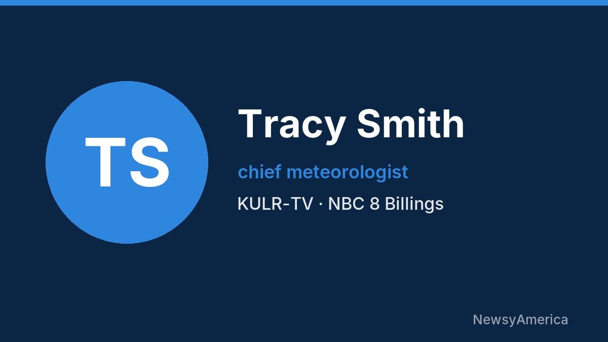 Tracy Smith – KULR-TV, Billings
