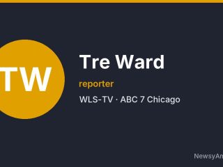 Tre Ward, reporter, WLS-TV