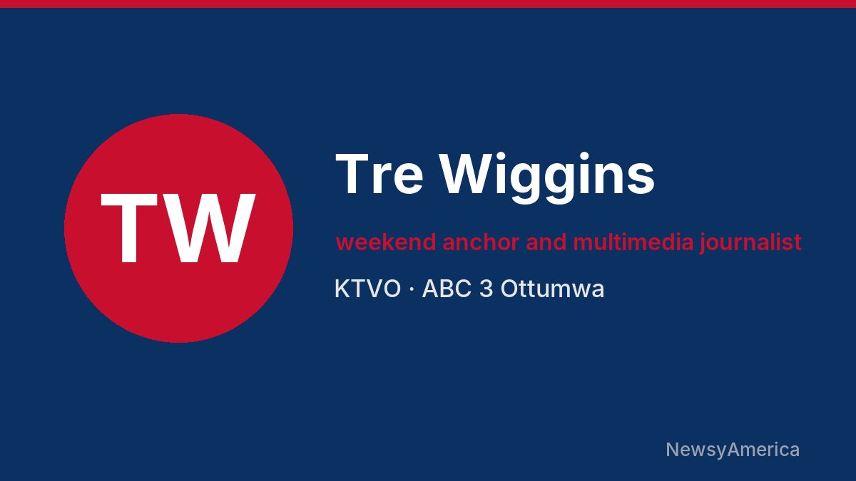 Tre Wiggins – KTVO, Ottumwa