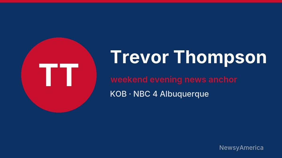 Trevor Thompson – KOB, Albuquerque