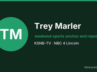 Trey Marler, weekend sports anchor and reporter, KSNB-TV