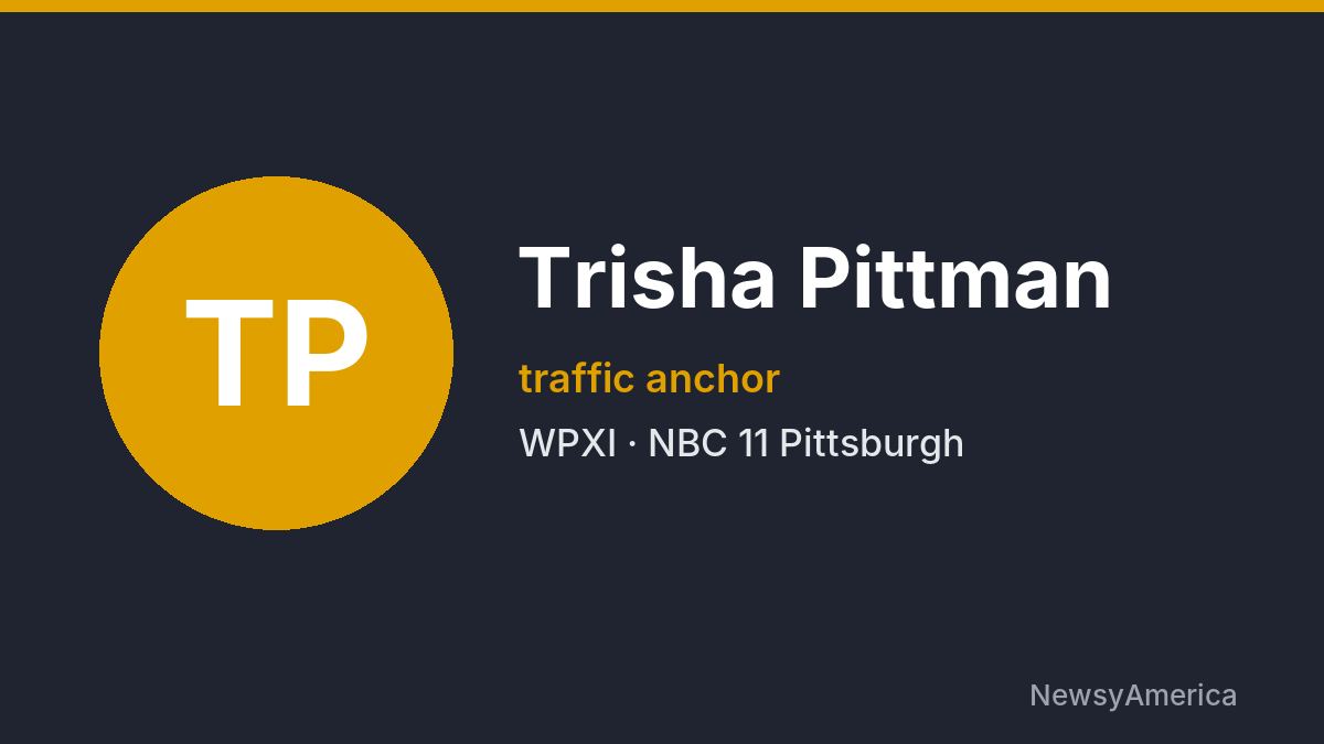 Trisha Pittman – WPXI, Pittsburgh