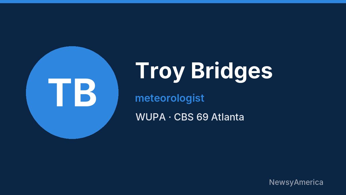Troy Bridges – WUPA, Atlanta