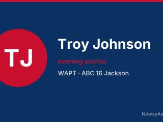 Troy Johnson, evening anchor, WAPT