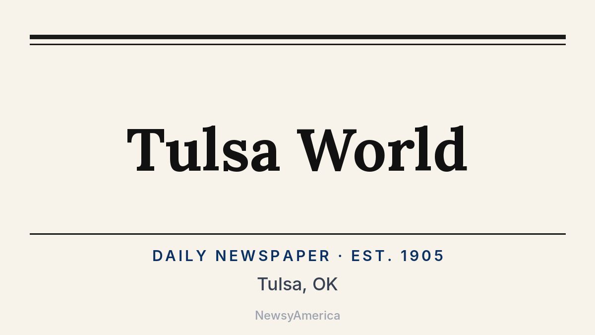 Tulsa World – Oklahoma