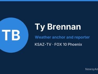 Ty Brennan, Weather anchor and reporter, KSAZ-TV