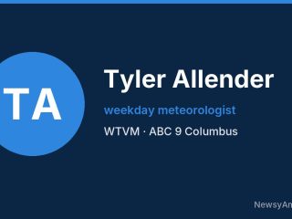 Tyler Allender, weekday meteorologist, WTVM