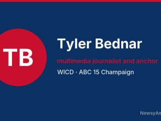 Tyler Bednar, multimedia journalist and anchor, WICD